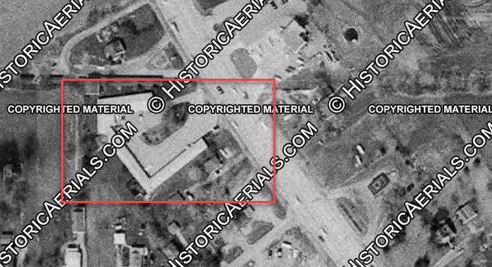 Travelier Motel - 1967 Aerial (newer photo)